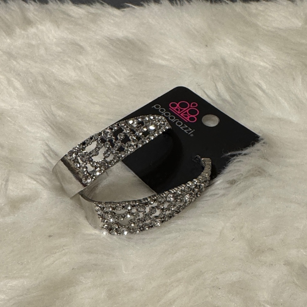 🛍️Silver Rhinestone Hair Clip